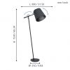 EGLO โคมไฟตั้งพื้น GRANADILLOS 39867 - Image 2