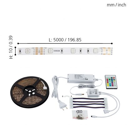 EGLO ไฟเส้น LED STRIPES-FLEX 97928 เปลี่ยนสีได้ พร้อมรีโมทย์ - Image 2